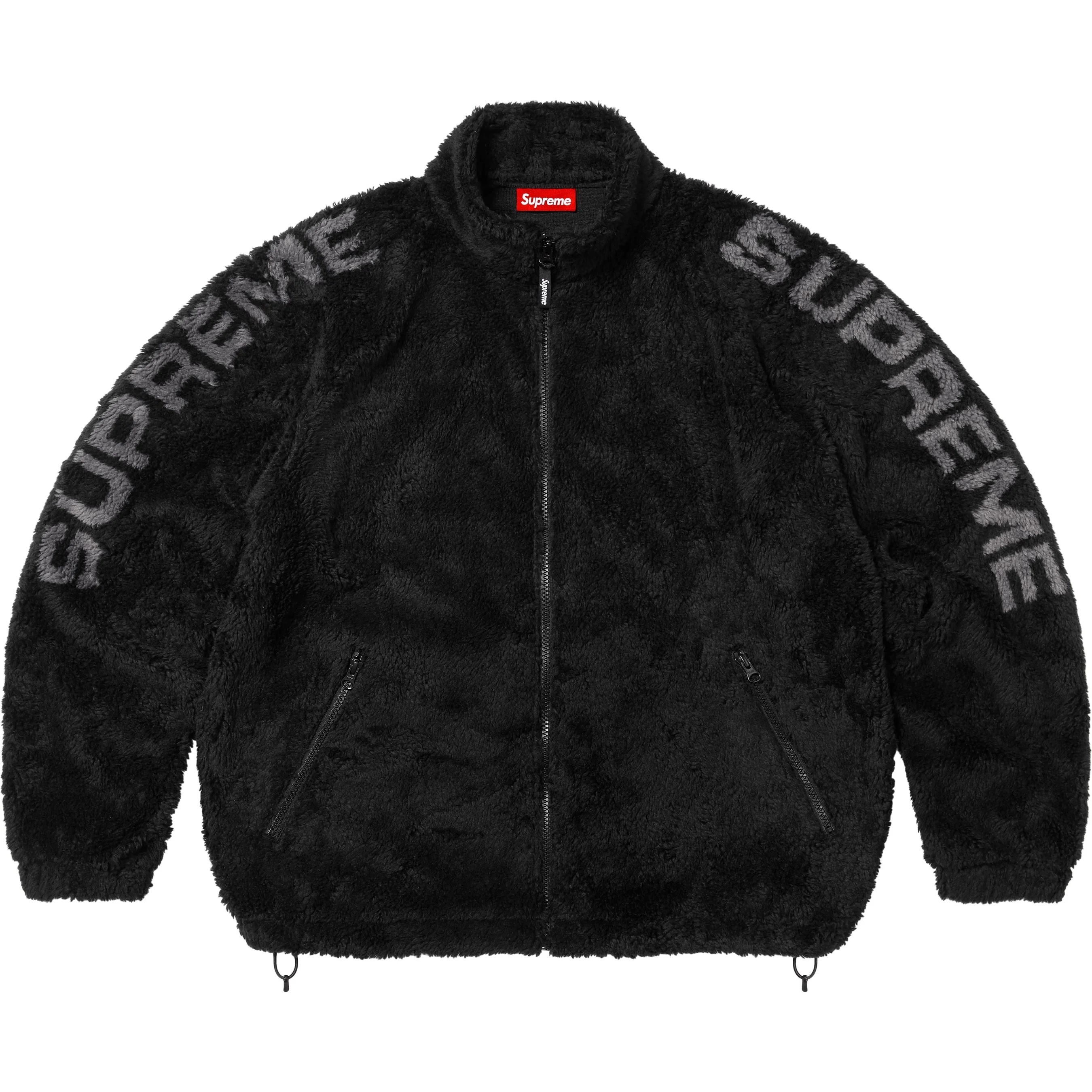 Shoulder Logo Fleece Jacket view 7